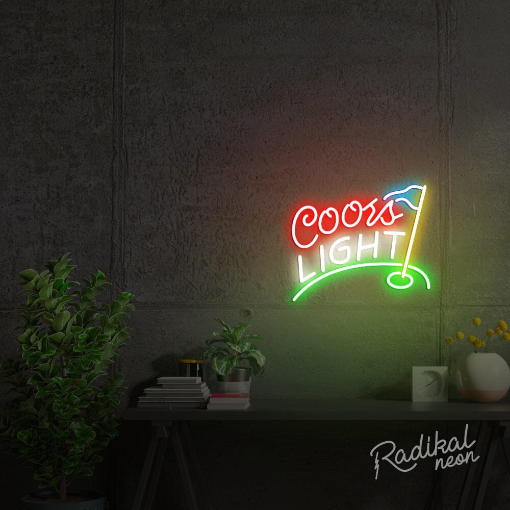 Coors Light Neon Sign | Mini