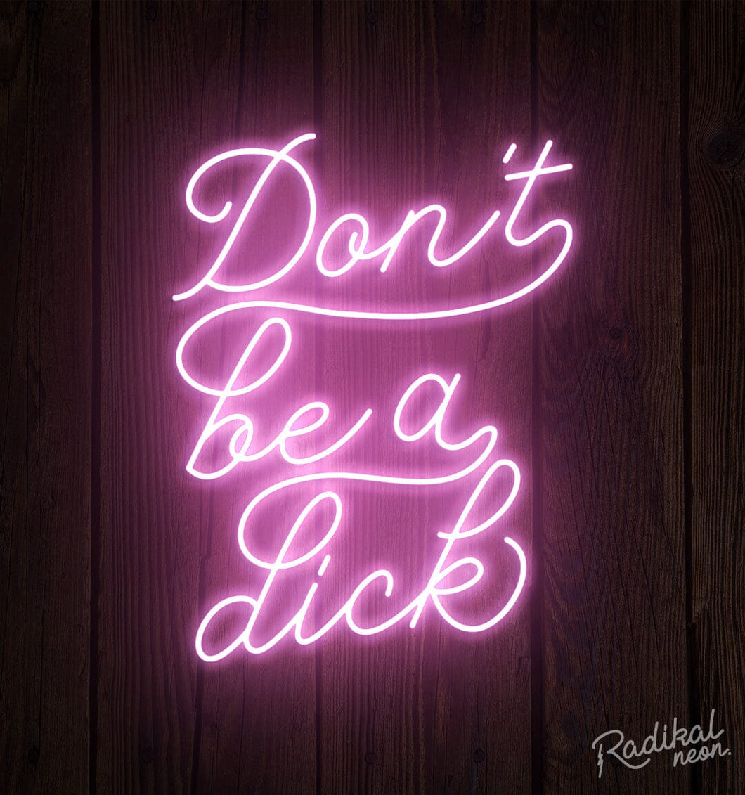 Word to the wise by Victor Edsel Neon Sign