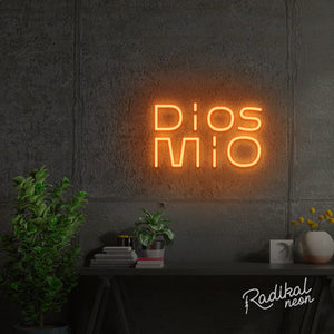 "Dios Mio" OMG Neon Sign