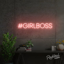 Load image into Gallery viewer, Girlboss Neon Sign
