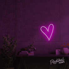 Load image into Gallery viewer, &quot;Little Love&quot; Heart Neon Sign
