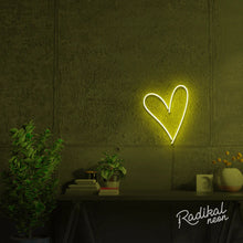 Load image into Gallery viewer, &quot;Little Love&quot; Heart Neon Sign
