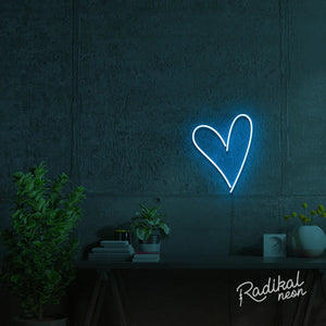 "Little Love" Heart Neon Sign