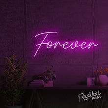 Load image into Gallery viewer, &quot;4eva&quot; Forever Neon Sign
