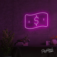Load image into Gallery viewer, neon money sign
