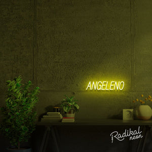 "Angeleno" Los Angeles Neon Sign