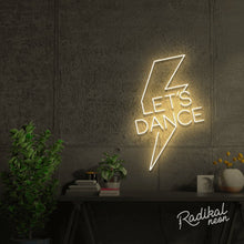 Load image into Gallery viewer, &quot;Let’s Dance&quot; Bowie Neon Sign - Warm White
