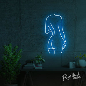 "Nudy Booty" Naked Figure Neon Sign