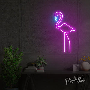 "Miami" Flamingo Neon Sign