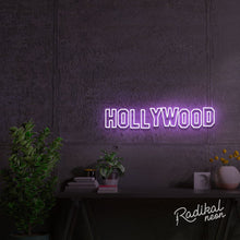 Load image into Gallery viewer, Hollywood LED Neon Sign

