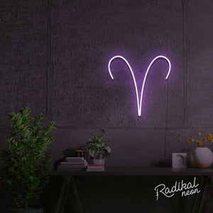 Aries Astrology Neon Sign