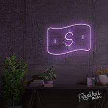 Load image into Gallery viewer, neon money sign
