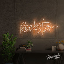 Load image into Gallery viewer, &quot;Feelin&#39; like a...&quot; Rockstar Neon Sign

