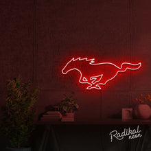 Load image into Gallery viewer, Mustang Neon Logo Sign
