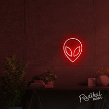 Load image into Gallery viewer, alien neon sign
