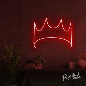 "Royalty Only" Crown Neon Sign