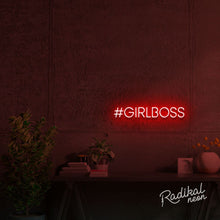 Load image into Gallery viewer, Girlboss Neon Sign
