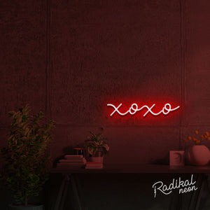 xoxo neon sign