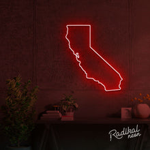 Load image into Gallery viewer, State of California Neon Sign
