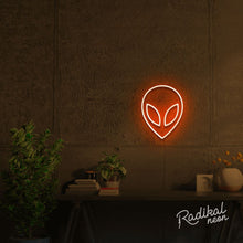 Load image into Gallery viewer, alien neon sign
