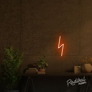 "Mini Bolt" Lightning Neon Sign