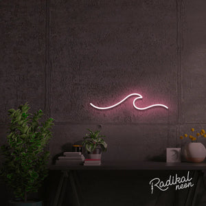 "Wavy" Wave Neon Sign