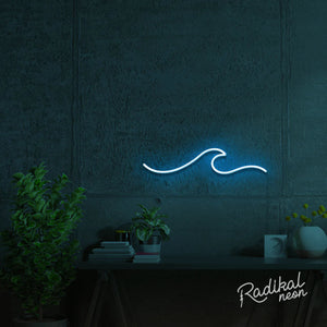 "Wavy" Wave Neon Sign