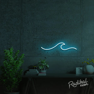 "Wavy" Wave Neon Sign