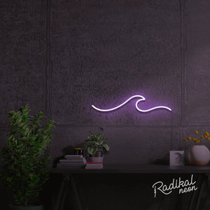 "Wavy" Wave Neon Sign