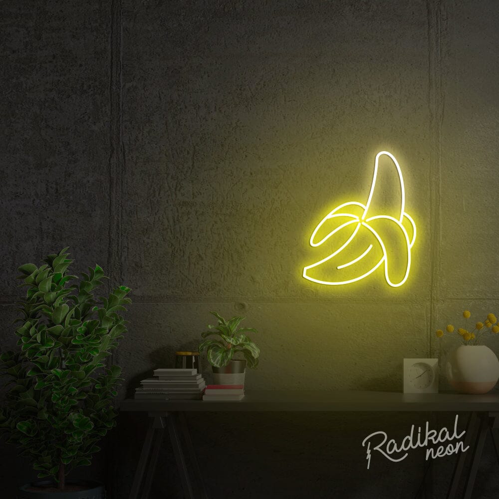 Banana neon sign