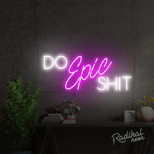 inspirational neon sign