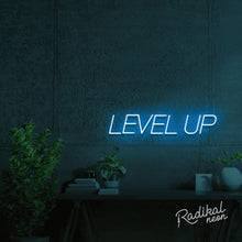 Load image into Gallery viewer, LEVEL UP Inspirational Neon Sign
