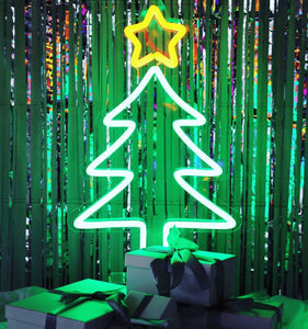 Neon Christmas Tree