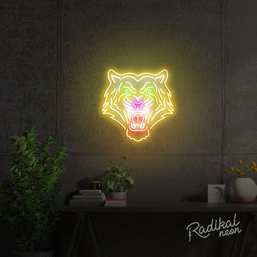 Tiger neon sign