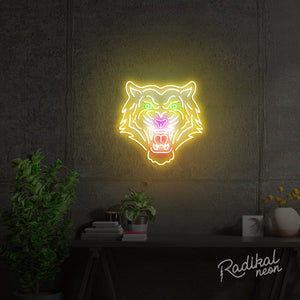 Tiger neon sign